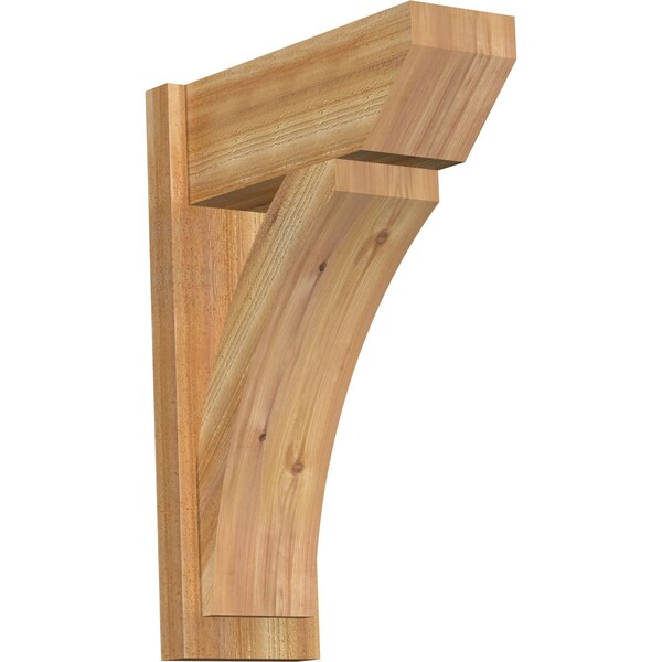 Ekena Millwork Thorton Slat Rough Sawn Outlooker, Western Red Cedar, 8"W x 20"D x 28"H OUT08X20X28THR06RWR - main